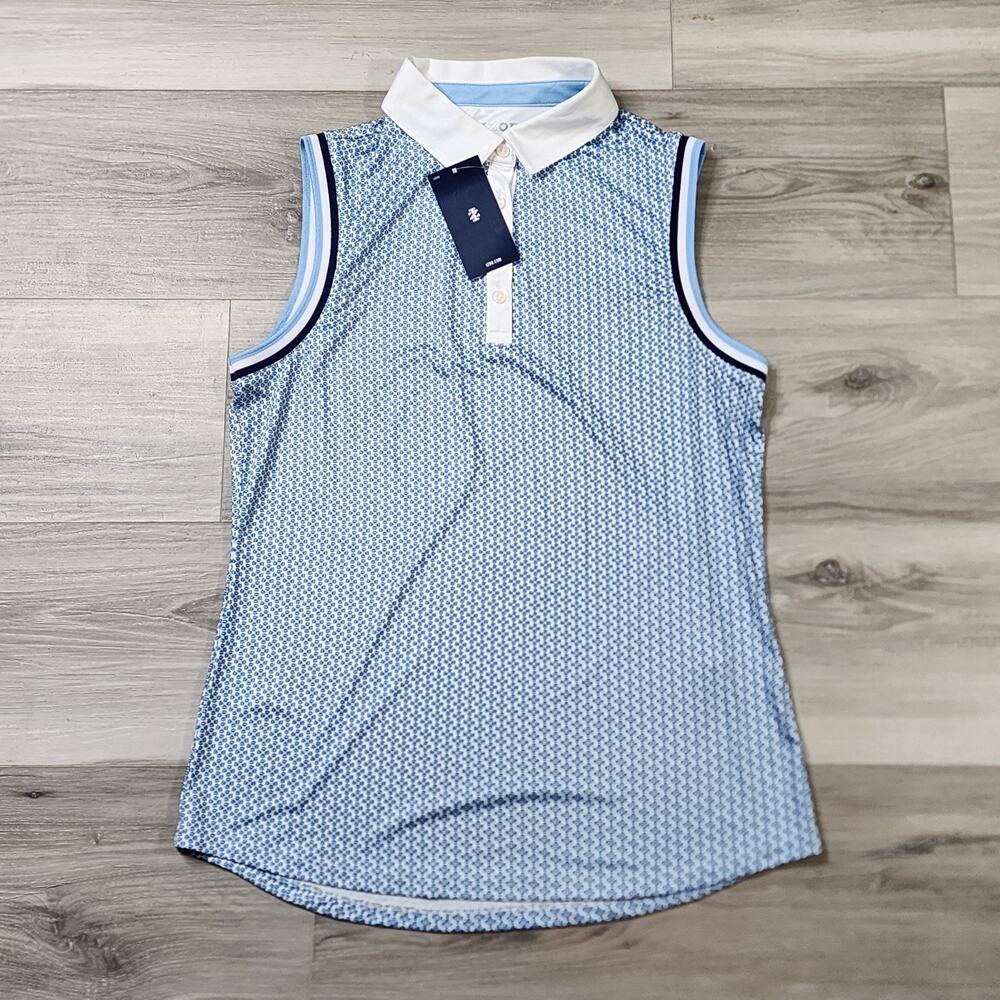 Izod Polo Women's Small Blue Sleeveless New